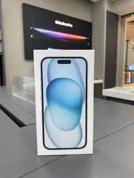 iPhone 15 Blue 128GB, Cicilan 0% Hingga 24 bulan