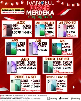 RENO 14 5G RAM 8/256 NEW MURAH SKALI