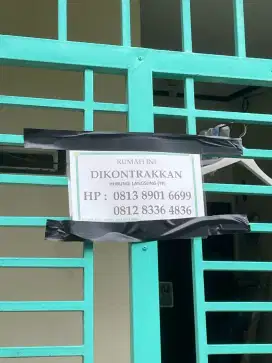 DIKONTRAKAN 6 BULAN ATAU 1 TAHUN TANPA PERANTARA