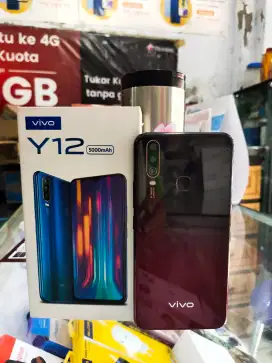 Vivo Y12 ram 3/64gb lengkap
