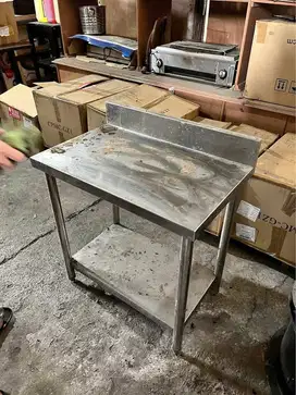 JUAL MEJA DAPUR CUSTOM STAINLESS STEEL UKURAN 70X45X70