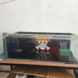Jual aquarium samping plus meja