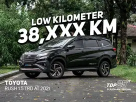 FREE BBM FULL TANK RUSH 1.5 S TRD AT MATIC 2021 HITAM