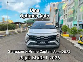 Nyundai Stargazer X Prime Captain Seat 2024, Pajak Panjang, Km Low
