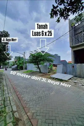 TERMURAH TANAH RUNGKUT samping KAMPUS UPN dekat Raya Merr Surabaya