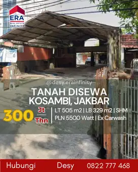 Disewakan Tanah di Kosambi, Jakarta Barat