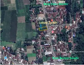 Tanah Kebun, Pinggir Jln. Raya Kediri Blitar, 100m Utara Pasar Bendo