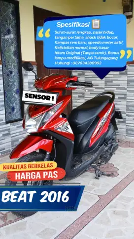 BEAT 2016 SIAP PAKAI AG TULUNGAGUNG
