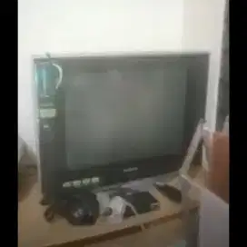 PAKET LENGKAP TV Tabung 26inch + Set top box + Antena outdoor