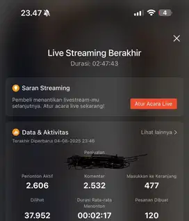 Admin host live shope