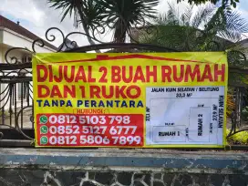 DIJUAL DUA BUAH RUMAH TANPA PERANTARA