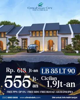 Rumah Baru Smart Home Real Estate Jalan kaki ke Mall Citra Indah City