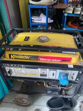 Genset Krisbow 5500 watt like new