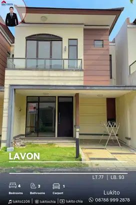 Dijual Rumah 2 Lantai di Lavon Swancity Cikupa Harga Dibawah 1 M
