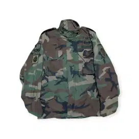 US Army issuses G1 Woodland M65 Field jacket