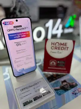 Oppo Reno 14F 256Gb promo cicilan mulai 500 ribuan syarat hanya KTP