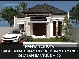 Rumah dekat RS PKU Muhammadiyah di Jl Bantul KM 10 Siap Bangun