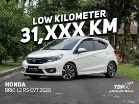 FREE BBM FULL TANK BRIO RS 1.2 CVT MATIC 2020 PUTIH