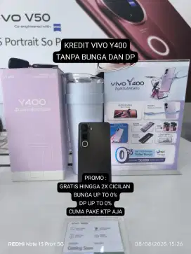 VIVO Y400 BISA CASH ATAU KREDIT CUMA PAKE KTP AJA TANPA DP