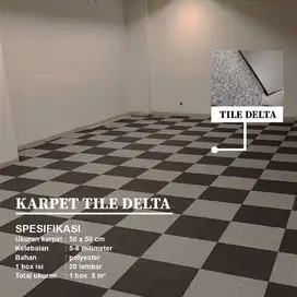 KARPET TILE DELTA 50 cm x 50 cm / KARPET KANTOR