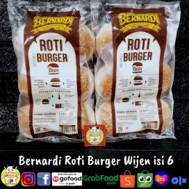 Bernardi roti burger bun wijen - Brontz jogja