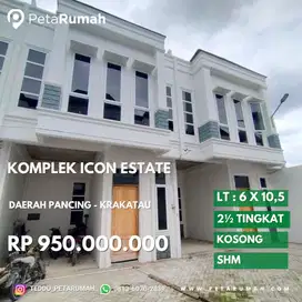 Rumah villa komplek icon estate jalan perjuangan daerah pancing