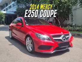 Mercedes Benz E250 Coupe AMG 2014 NIK 2013 Red Black Mercy E 250 Merah