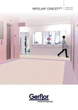 Vinyl Roll Lantai Anti Bakteri Gerflor Mipolam Concept Tebal 2mm