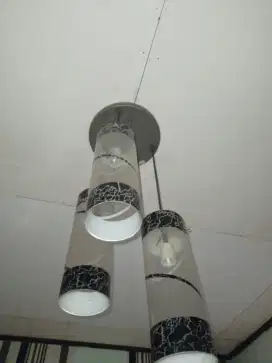 Hiasan 3 Lampu  Ruang Tamu