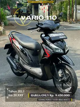 Honda Vario 110 
Tahun 2017