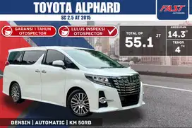 TOYOTA ALPHARD SC 2015 2.5 AT SUNROOF & PILOT SEAT LOW KM.50RB #F5ST