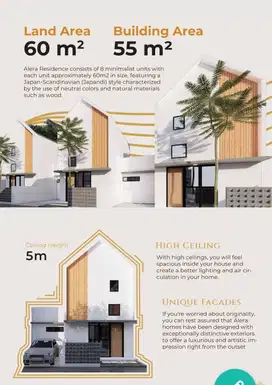 Rumah type mezanin 540jt dekat tol jatiwarna