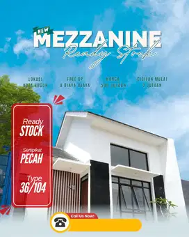 RUMAH NEW LUAS TYPE MEZZANINE READY STOK SIAP HUNI DI KOTA BOGOR