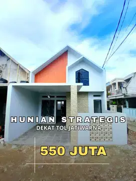Hunian Strategis Harga 550 Juta Dekat Tol Jatiwarna