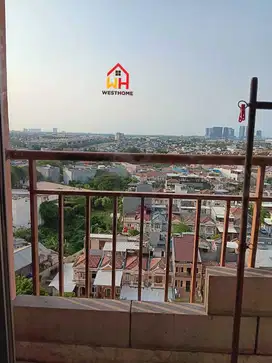 DISEWAKAN APARTEMEN CITY RESORT TOWER BOUGENVILLE TYPE 2 BR. SIAP HUNI
