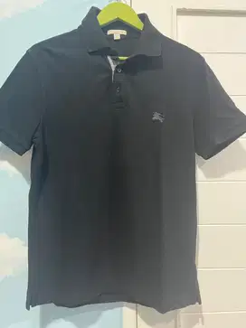 Black Burberry Polo