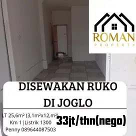 DISEWAKAN RUKO DI PINGGIR JALAN JOGLO BS UTK USAHA