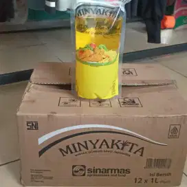 1 Dus Minyak Goreng 1 Liter Isi 12