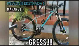 SALE 2 UNIT SEPEDA GUNUNG POLYGON EKSTRADA 5 & POLYGON RAYZ ORIGINAL