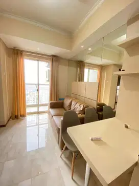 BULANAN 1BR full furnish Apt.Royal Mediterania Garden dekat CP,SOHO