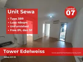 Sewa 3BR kosongan apartment Bassura City tower Edelweiss