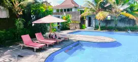 FOR SALE 9 VILLA & 16 ROOMS RESORT RICE FIELD VIEW NEAR UBUD RC