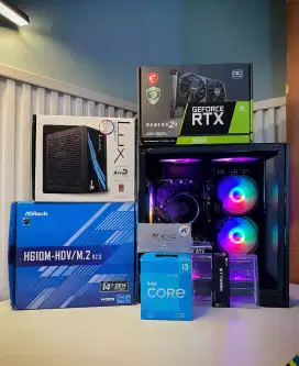 pc gaming termurah intel gen 12 / rtx 3050 / ram 16gb / nvme