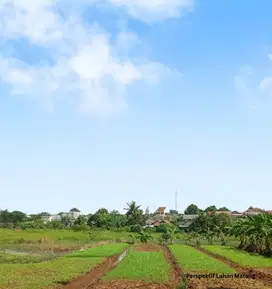 Kavling Eksklusif 10 Menit Stasiun Cilebut Cicil 12x Bunga 0%