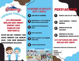 Lowongan kerja miss cimory