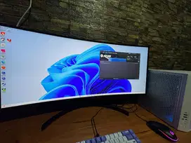 LG Monitor Super Ultra Wide 34 INCH Melengkung 2K LG 34WN80C-B