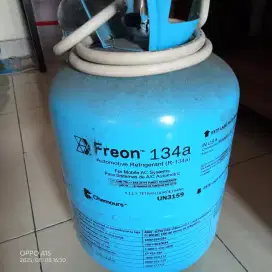Jual freon kulkas R134A isi + tabung 13kg