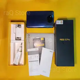 POCO X3 Pro 6/128 warna Frost Blue, Bekas pemakaian FULLSET