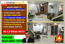 VTH0111 - Rmh Modernland, Cluster Exclusive, Jarang ada, Jual Cepat !