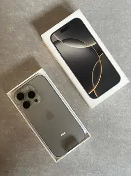 Iphone 16 Pro 256gb iBox BH 100 Garansi Juli 2026